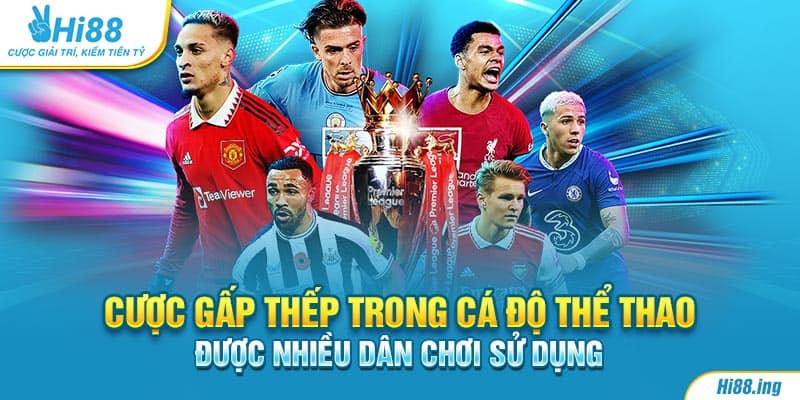 Cược gấp thếp trong cá độ thể thao được nhiều dân chơi sử dụng